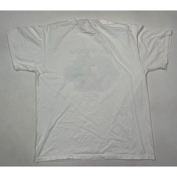 VINTAGE The Humane Society Let It Snow Cat Graphic T-shirt Men Adult Large White - Picture 4 of 6